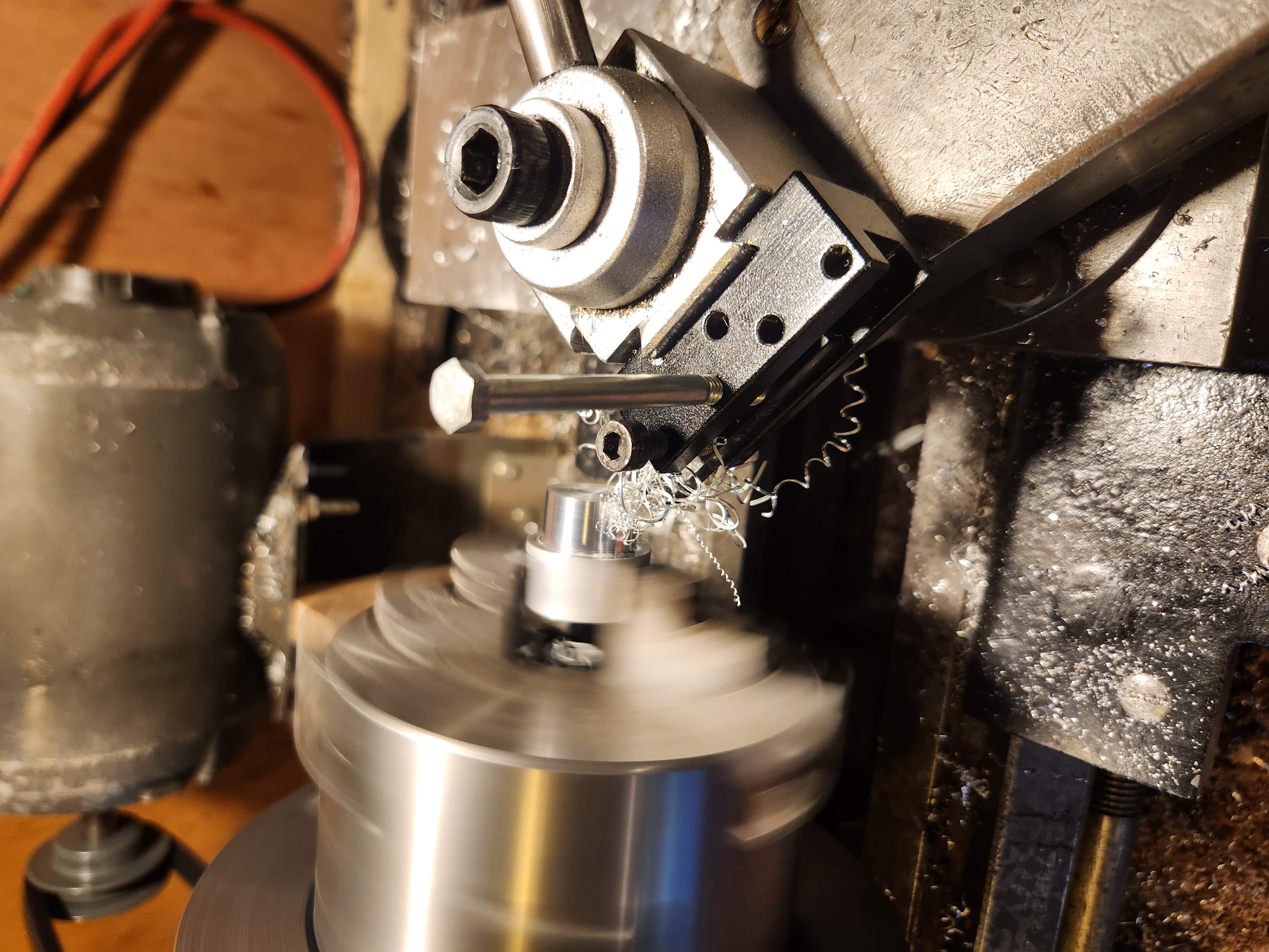 Cutting bearing seats and drilling main hole